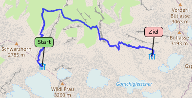 Tracklog bei OpenStreetMap ansehen
