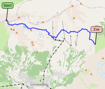 Tracklog bei OpenStreetMap ansehen
