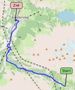 Tracklog bei OpenStreetMap ansehen Tracklog bei OpenStreetMap ansehen