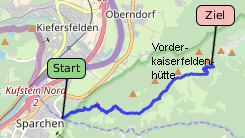 Tracklog bei OpenStreetMap ansehen