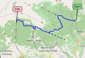 Tracklog bei OpenStreetMap ansehen