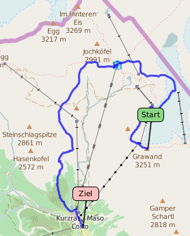 Tracklog bei OpenStreetMap ansehen