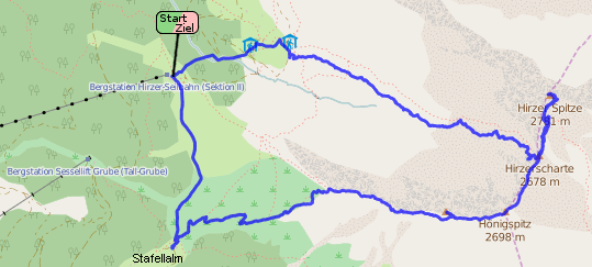 Tracklog bei OpenStreetMap ansehen