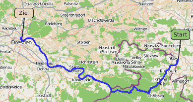 Tracklog bei OpenStreetMap ansehen