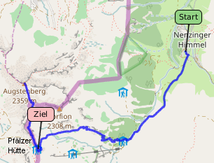 Tracklog bei OpenStreetMap ansehen