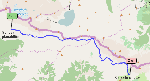 Tracklog bei OpenStreetMap ansehen