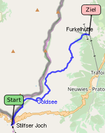 Tracklog bei OpenStreetMap ansehen
