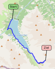 Tracklog bei OpenStreetMap ansehen