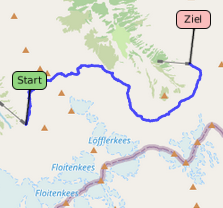 Tracklog bei OpenStreetMap ansehen